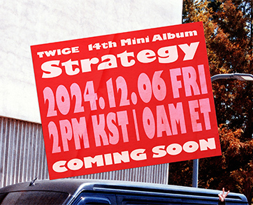 TWICE ฉลองเดบิวต์ครบรอบ 9 ปี พร้อมประกาศคัมแบ็ก The 14th Mini Album ‘STRATEGY’ 6 ธันวาคมนี้ ชาว ONCE ทั้งหลายเตรียมเชียร์กันได้เลย!! 